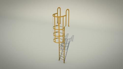 Ladder with Safety Cage preview image